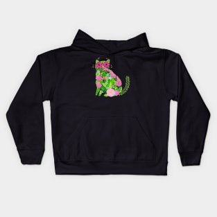 Flower cat Kids Hoodie